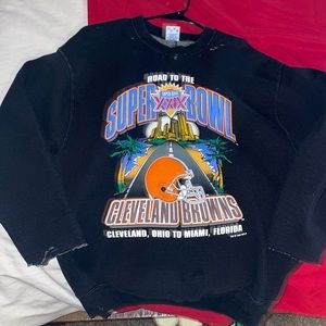 Super Bowl, Cleveland Brown’s Florida crewneck
